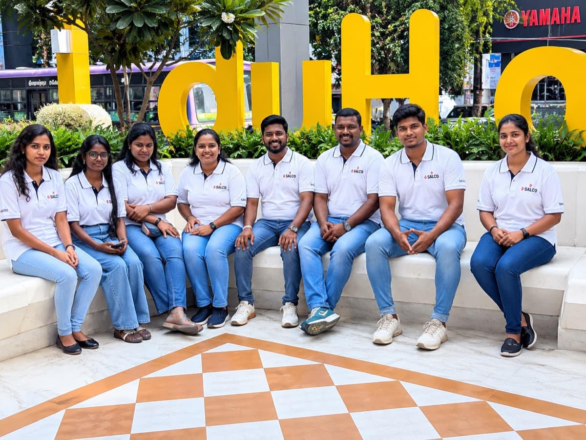 SALCO Team in Courtyard